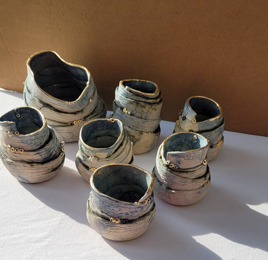 Sea Cauldron Stoneware Bowl small