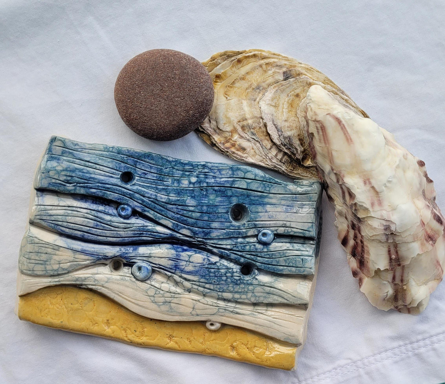 Shoreline Soap Dish blue