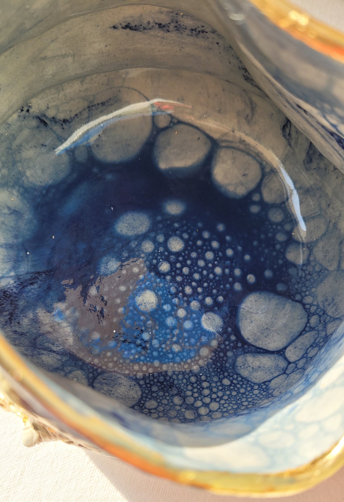 Sea Cauldron  Stoneware Bowl small