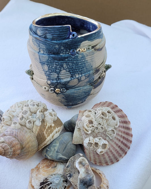 Sea Cauldron  Stoneware Bowl small