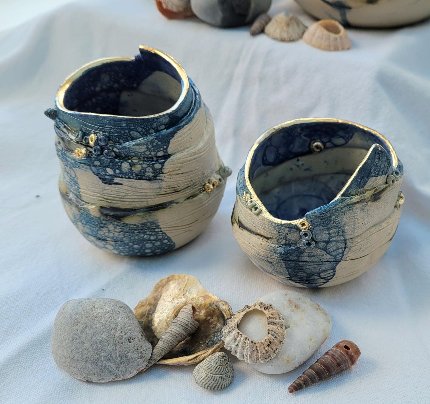 Sea Cauldron  Stoneware Bowl small