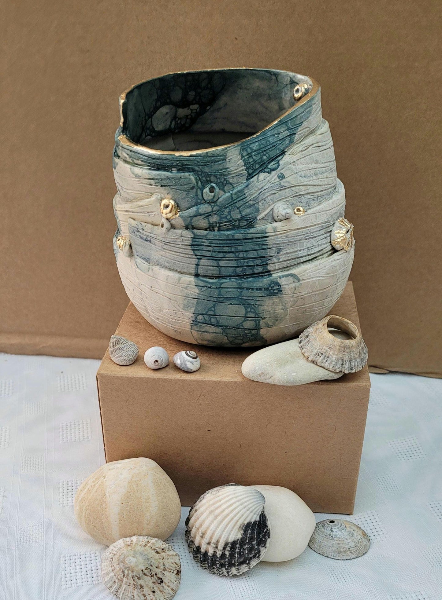 Sea Cauldron  Stoneware Bowls