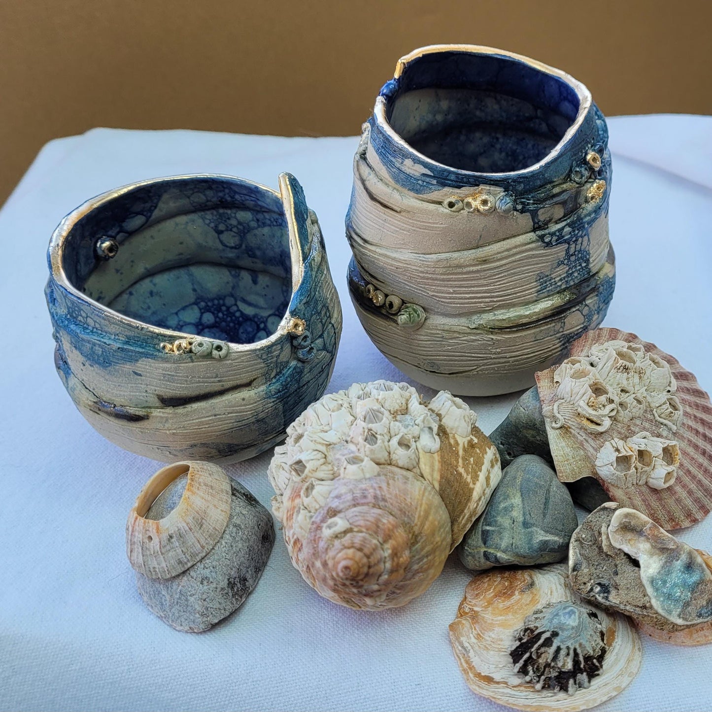 Sea Cauldron  Stoneware Bowl small