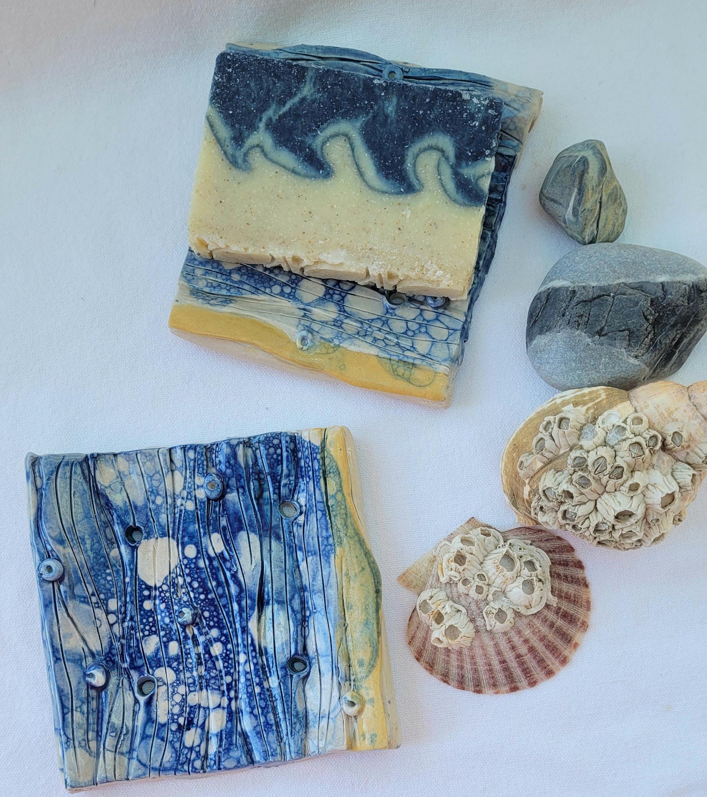 Shoreline Soap Dish blue